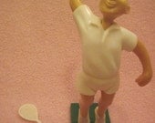 Vintage Male Tennis figure Wilton 1972 marked new freshly dusted off SALE