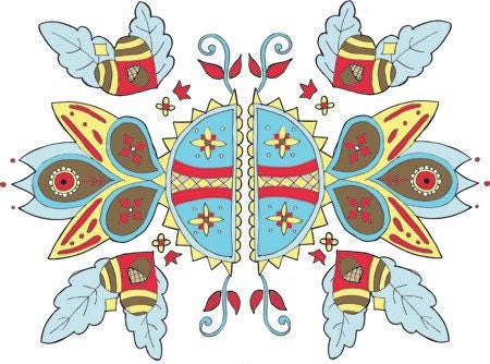 Crest-Folk Art Series