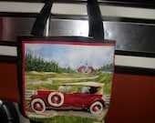 Antique Auto Tote or Purse