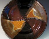 Pottery Platter Medium size in Merlot glaze