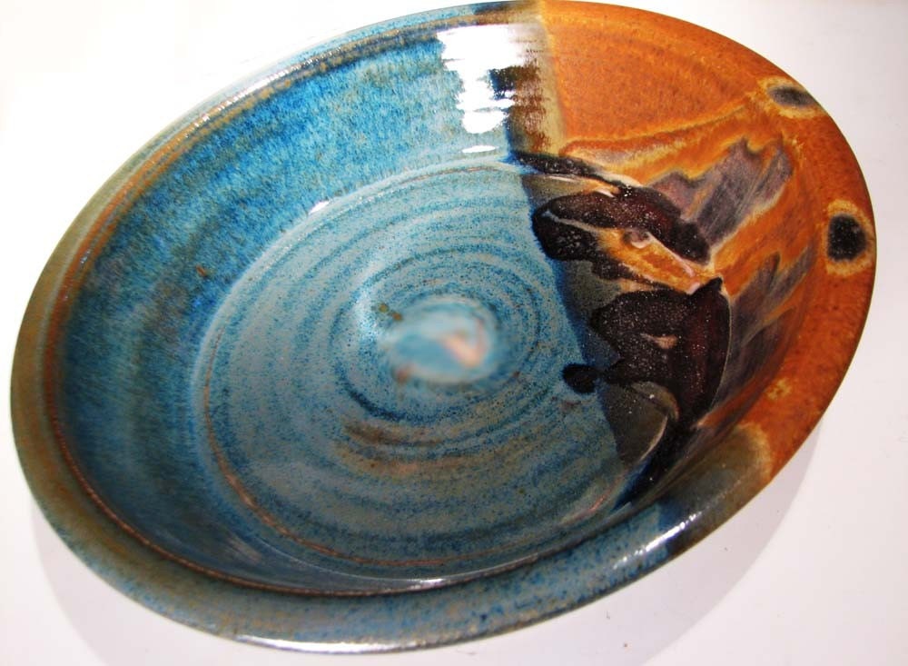 Pottery Pie Plate in Joe's Blues
