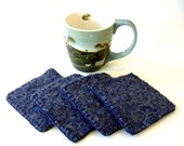 Coasters: Set of 4 Eco Friendly Felted Wool