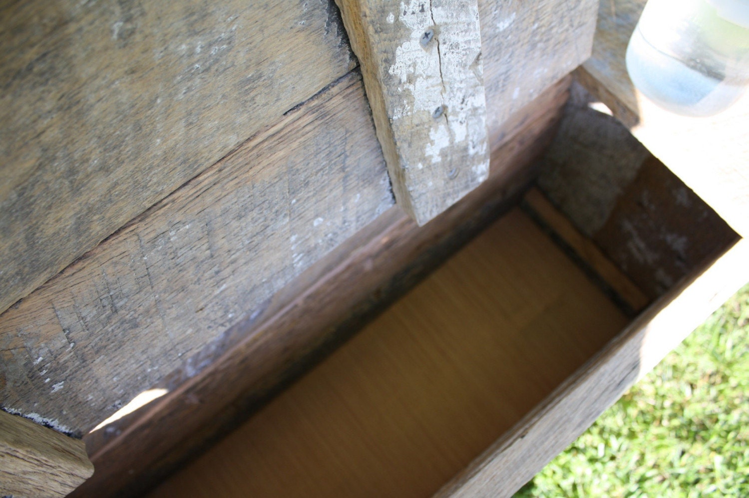 Rustic Barn Wood Storage Chest, Table or Bench