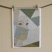 Fine Art Giclee Print 5x7 - Geometrical Portrait