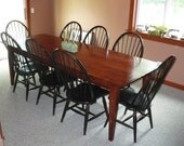Pine Farmhouse Harvest Table custom orders welcome