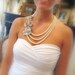 Bridal statement necklace, pearl necklace, wedding jewelry with Swarovski crystal pendant and Swarovski pearls, bridal jewelry