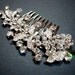 Crystal rhinestone bridal hair comb, wedding jewelry, wedding hair comb, fascinator, head piece