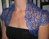SOMETHING BLUE-- Custom Bridesmaid Bolero