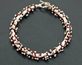 Spotted owl Confetti Fringe Bracelet