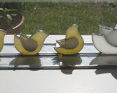 Stained Glass Sculpture - The Bird Family