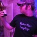 Tshirt - 'Hipsters Ruin Everything' - White on Black American Apparel 'Standard American' Fine Jersey Short Sleeve T-Shirt