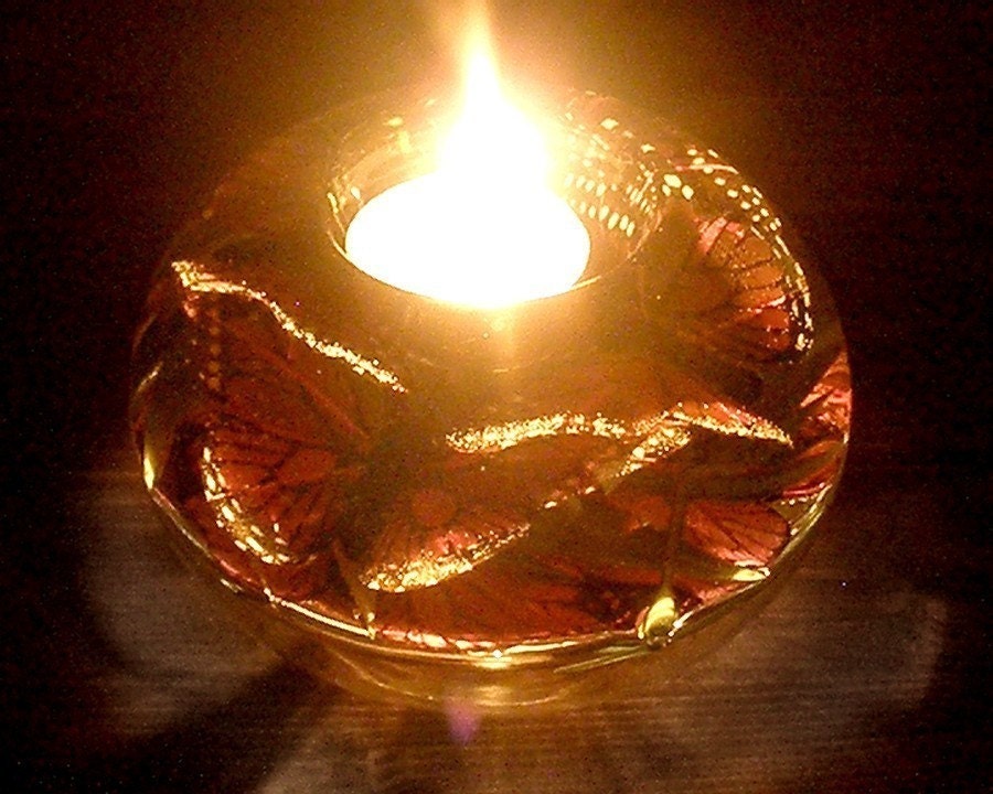 Monarch Butterfly Candle Holder