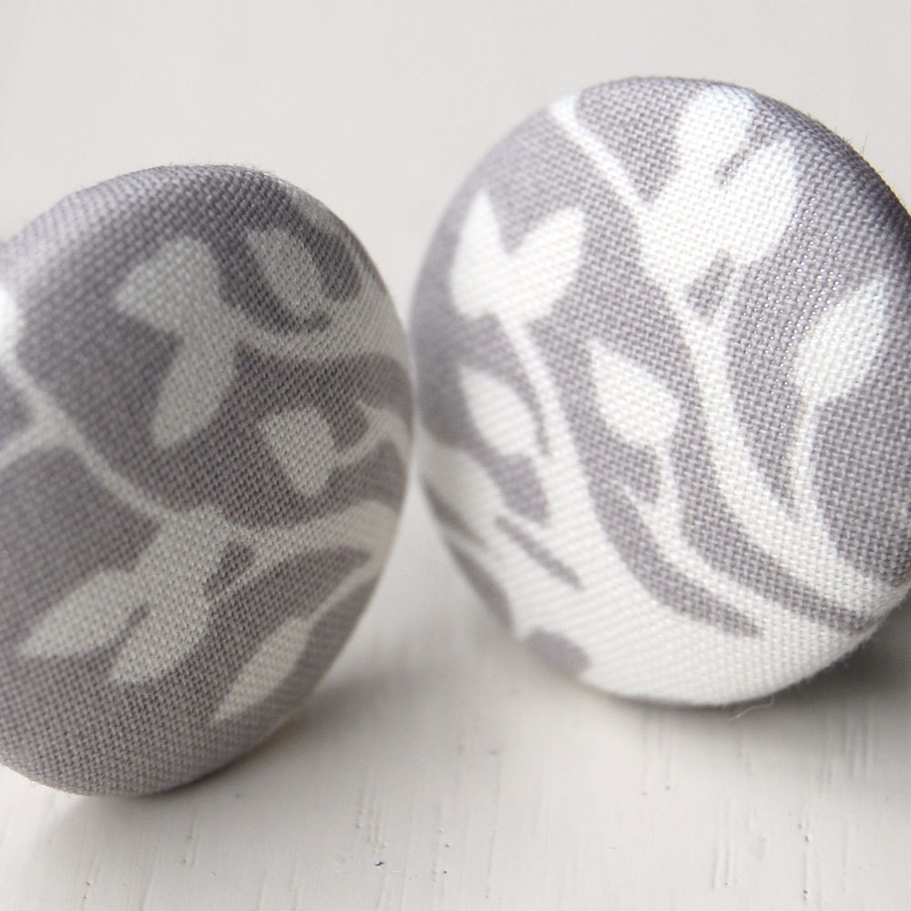 Grey Field Hair Ties