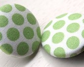 Dotty Green Hair Ties