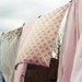 Washday Pinks. 8 x 12 vintage laundry film photograph