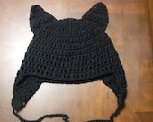 Hand Crocheted Cat Hat