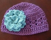 Hand Crocheted Shell Hat