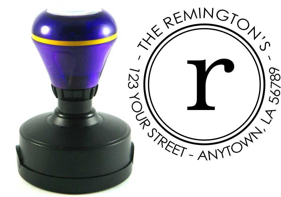 Self inking custom Personalized Return address rubber stamp R45