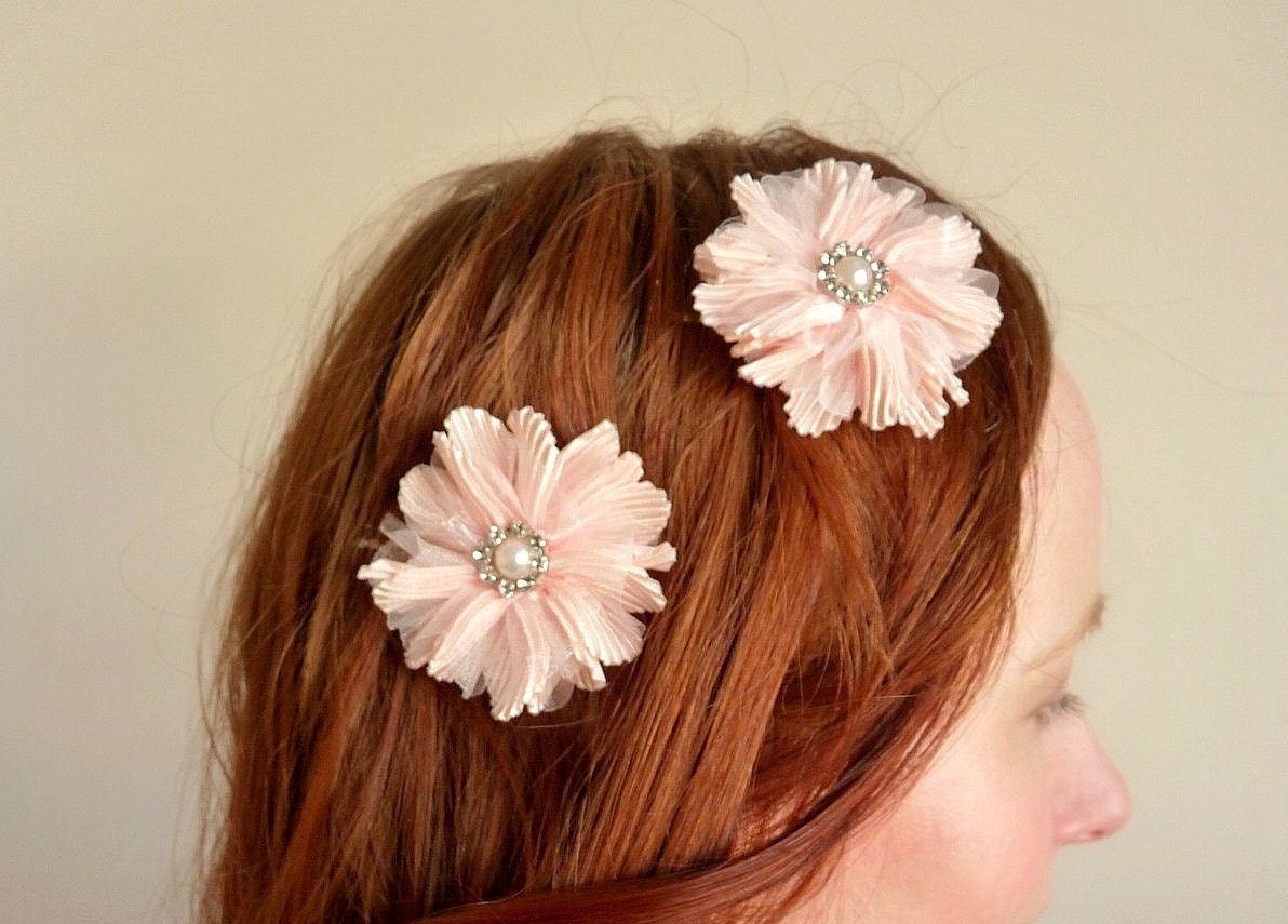 Audrey - Romantic Satin Bobby Pins