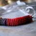 Red and Gray Crochet Necklace. Hypoallergenic. Perfect Gift for New Mom