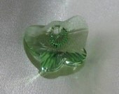 green swarovski butterfly crystal 18mm