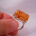 Citrus Cough Drop Wire Wrapped Ring size 7