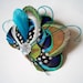 ATLANTIS - Fantastical Peacock Feather Bridesmaids Fascinator/Hairclip - Made to Order