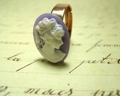 Cameo adjustable ring