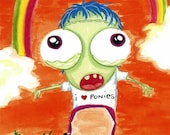 Zombie Limited Edition Print