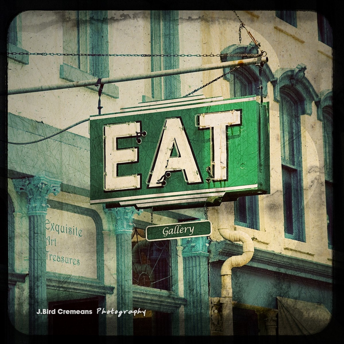 EAT 10x10 ttv photograph print