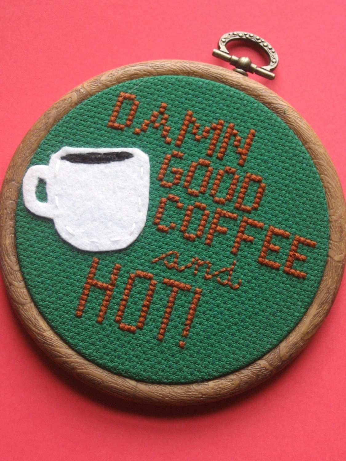 Damn Good Coffee Cross Stitch