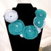 The Riviera fabric flower necklace
