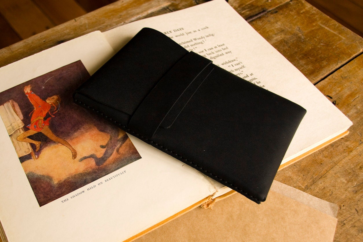 Leather Kindle Case - Black - FREE SHIPPING