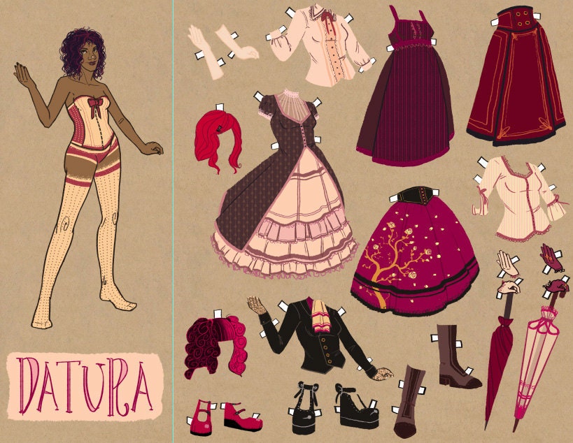 DATURA Sweet Lolita Paper Doll DIGITAL