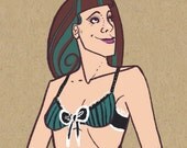 DAVANA Gothic Lolita Paper Doll PRINT