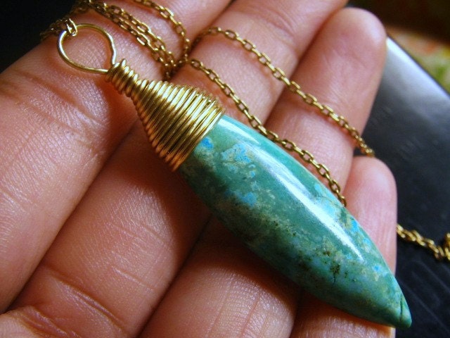 Turquoise pendant - Marian