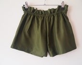The Lizzie - Olive Green Shorts (Made To Order)