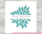 SALE - Premade logo and watermark design - blossom 2