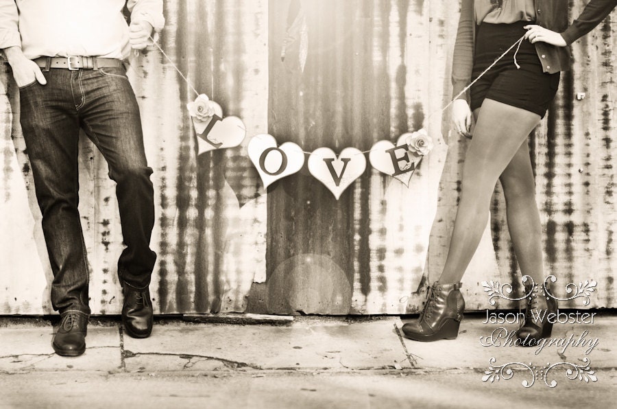 Wedding Banner Wedding Garland LOVE Engagement Photo Prop Ceremony Decor Reception Decor