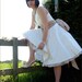 June - 50s Wedding dress, Italian Silk Duchesse Satin