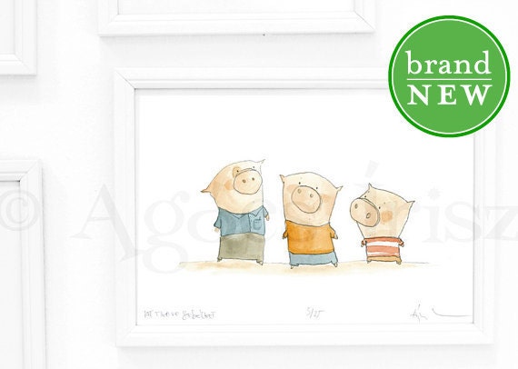 Three Piglets - Limited Edition Print