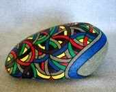 3d Art, Hand Painted Rock, OOAK, Unique, Home, Office, Conversation Piece, Collectible