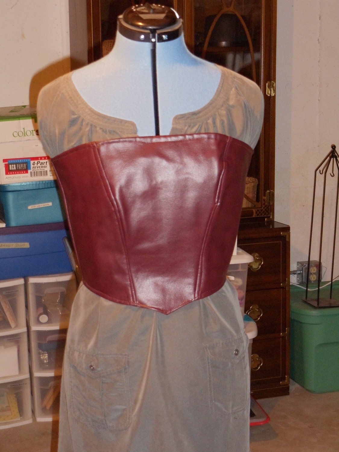 Womans corset for steampunk 1/2 PRICE SALE