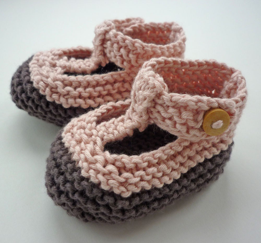 Baby Shoes Knitting Pattern pdf QUINN Instant Download