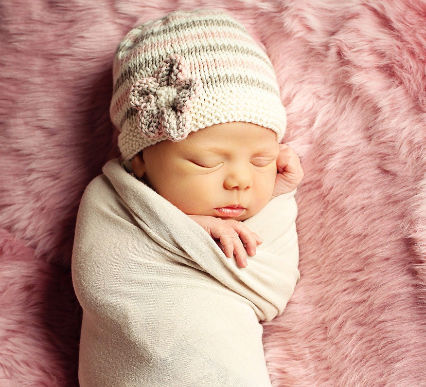 Baby Hat Knitting Pattern pdf EMILIE Instant Download
