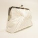Wedding Clutch - The Love-Knot Clutch in Ivory Dupioni silk, Wedding Purse, Bride's Bag, Bridesmaids Clutch