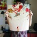 Tangled 16x20 Lustre Color Print - drawing painting mixed media girl and kites