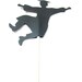Graduation Cupcake Toppers Set of 12 Guy Jumping For Joy Eco Friendly