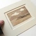 wave breakers on the beach - original etching and aquatint