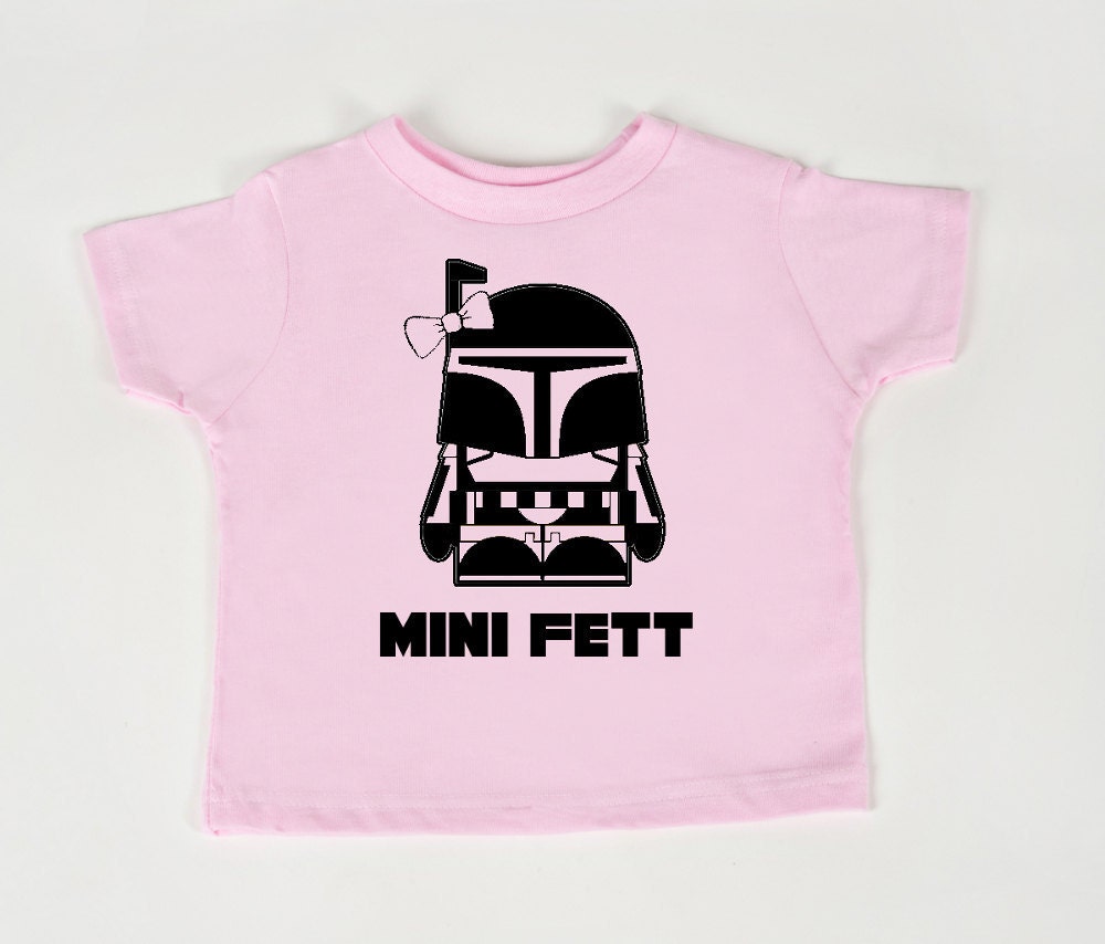 Mini Fett Star Wars t shirt, inspired by Boba Fett